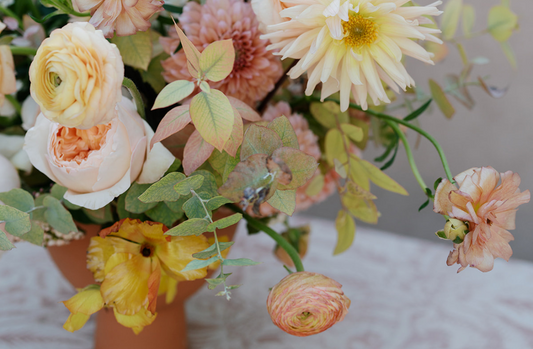 How to Build Lush & Airy Floral Centerpieces