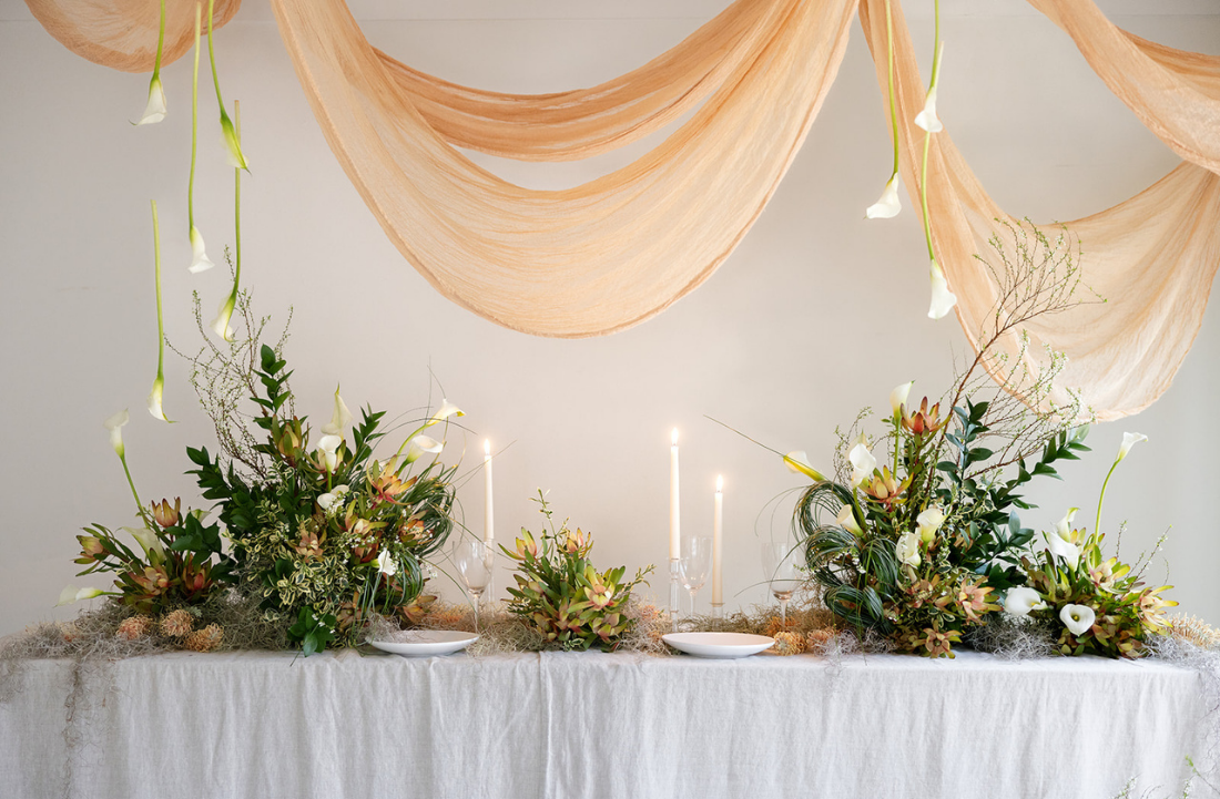 Nectar and Bloom Floral Tablescape Design Photographed by Shauntelle Sposto